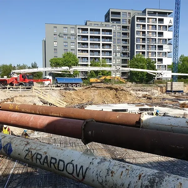 Postęp prac na inwestycji Gajowa - kwiecień 2024