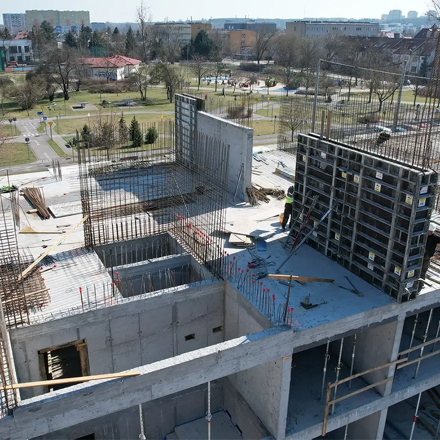 Postęp prac na inwestycji Gajowa - marzec 2025