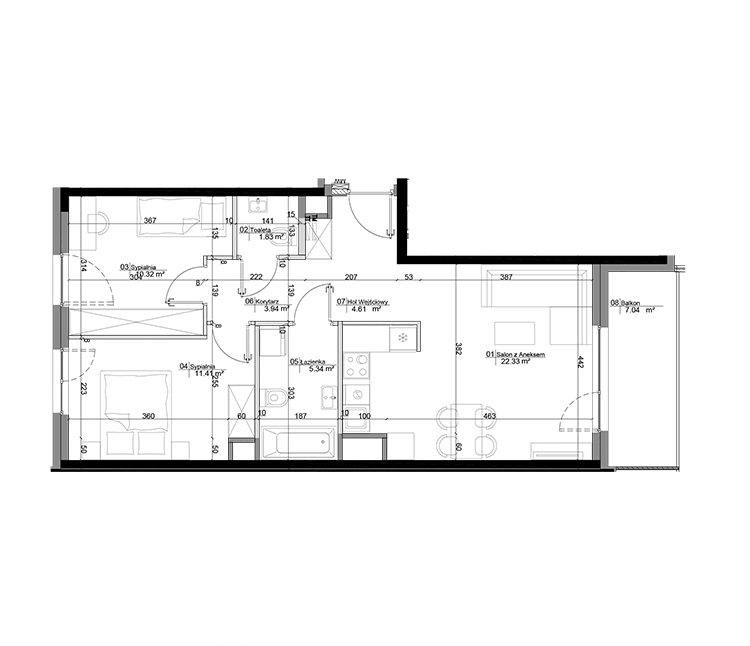 flat