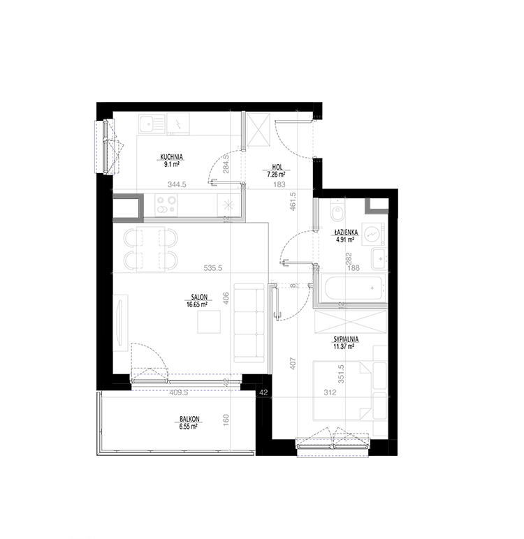flat