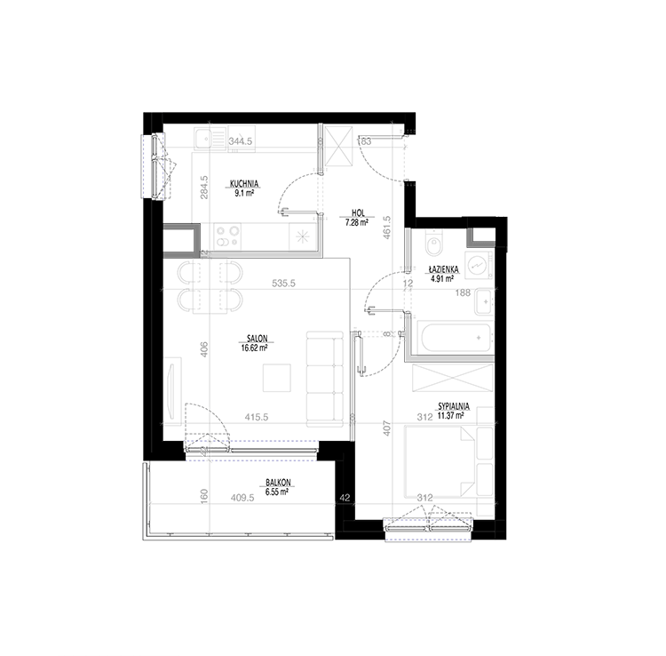 flat