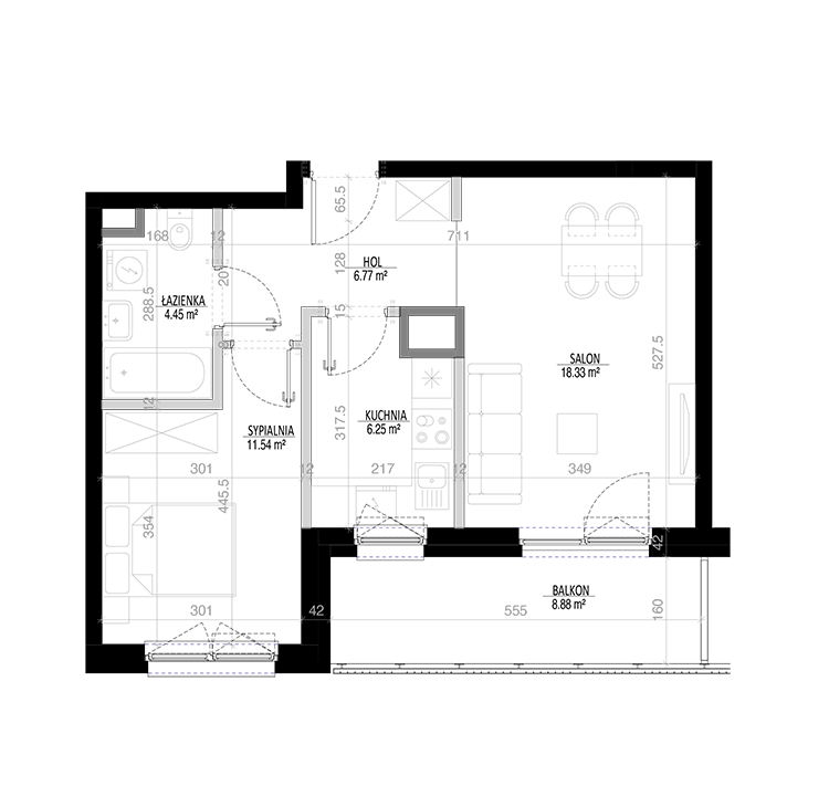 flat