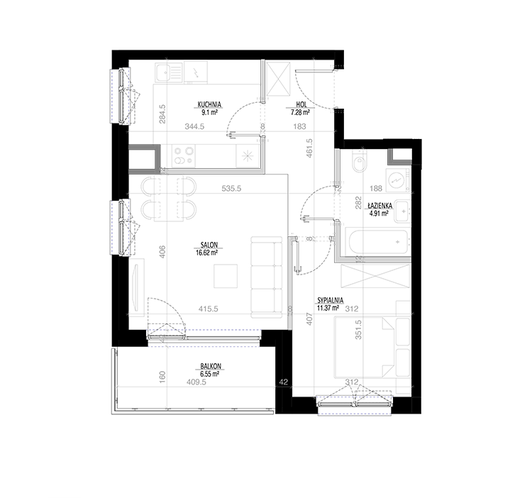 flat