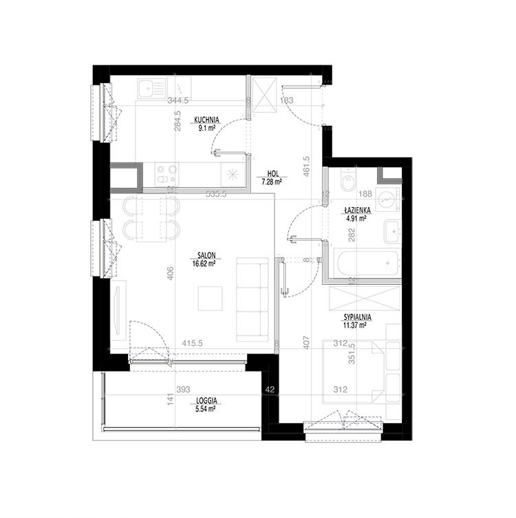 flat