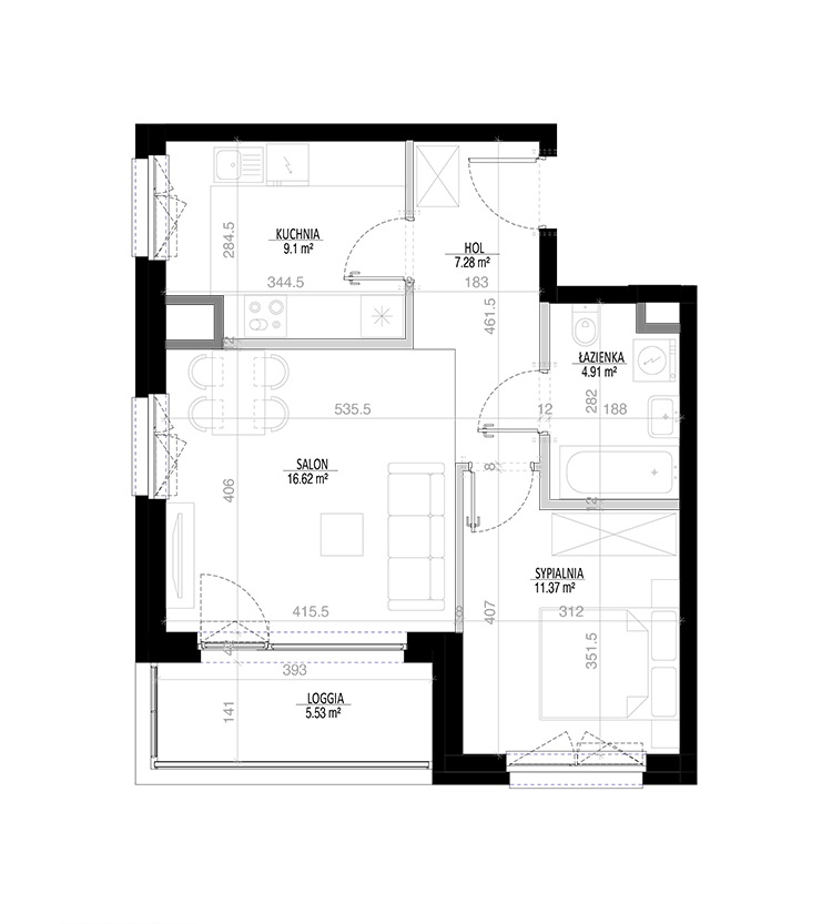 flat