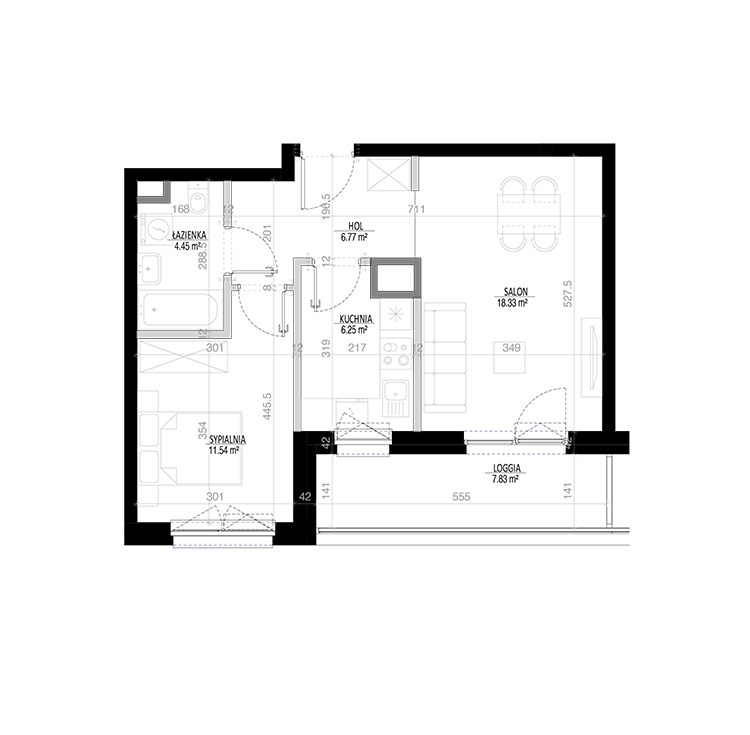 flat