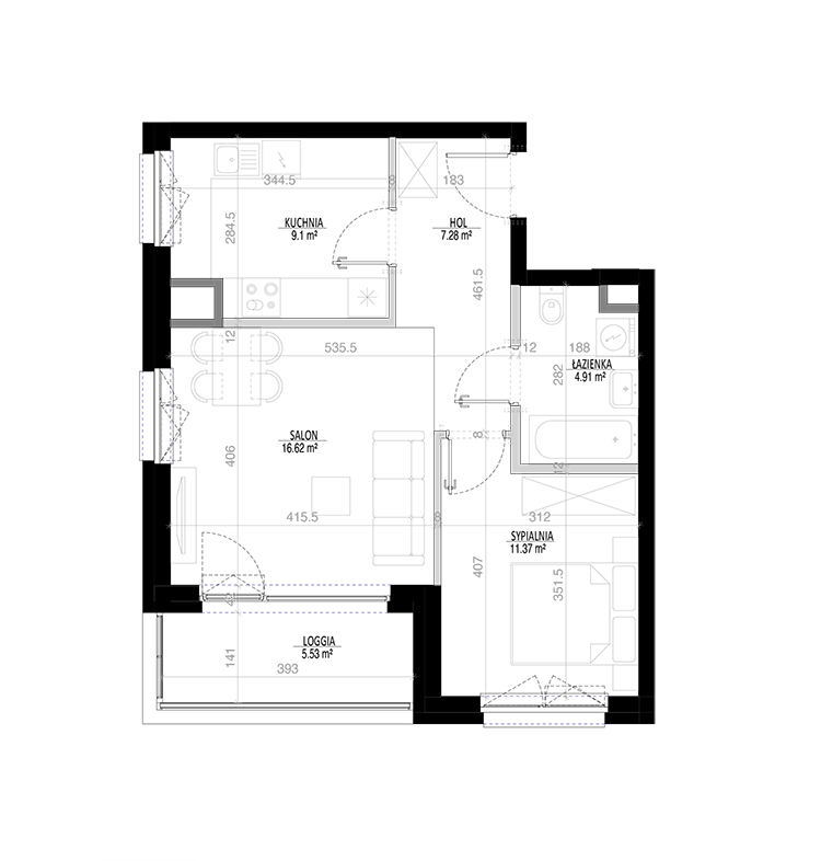flat
