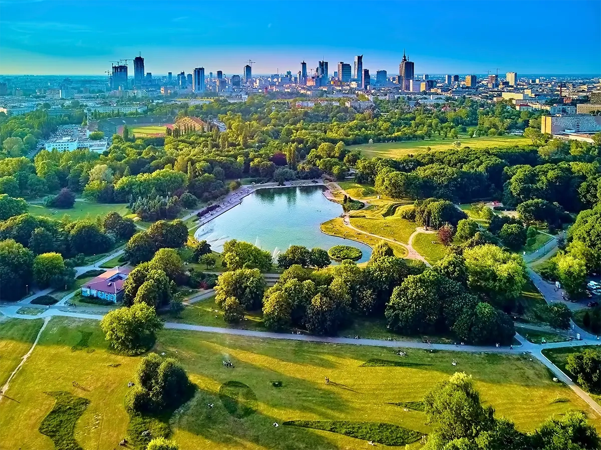 Mieszkania w Warszawie, tereny zielone, Budlex