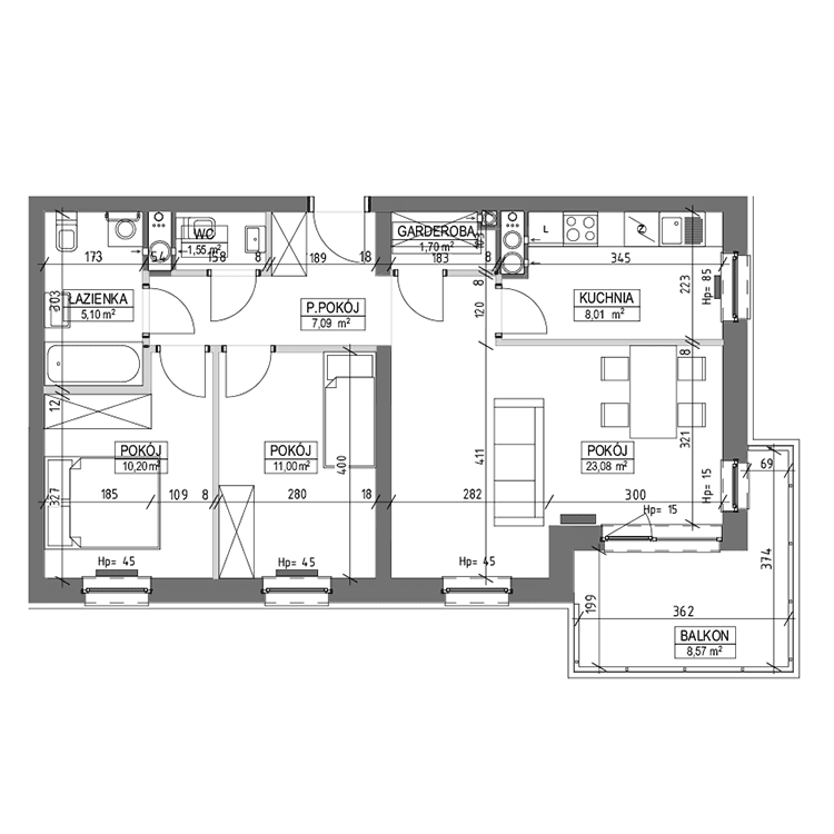 flat