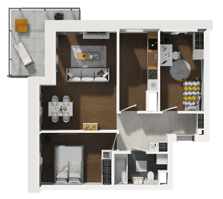 flat