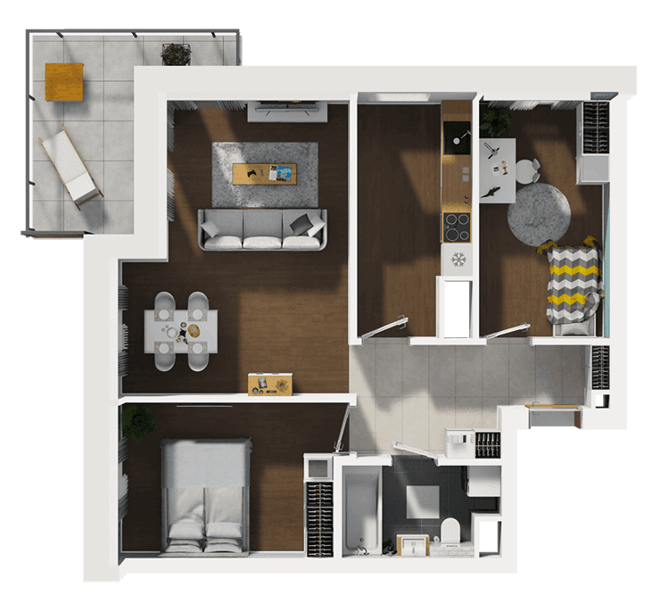 flat