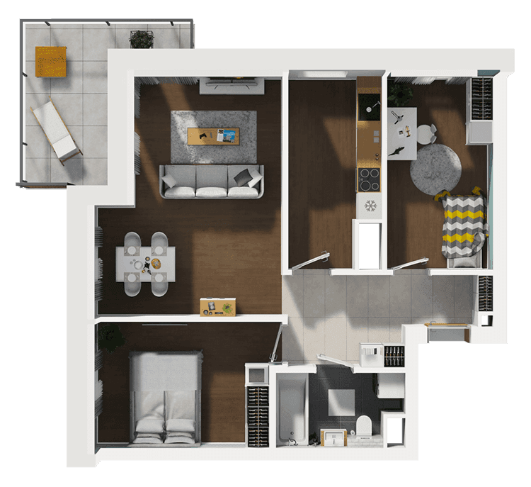 flat