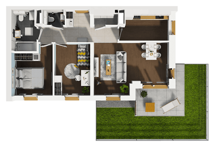 flat