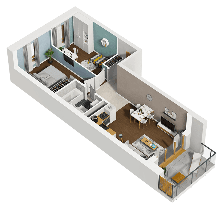 flat