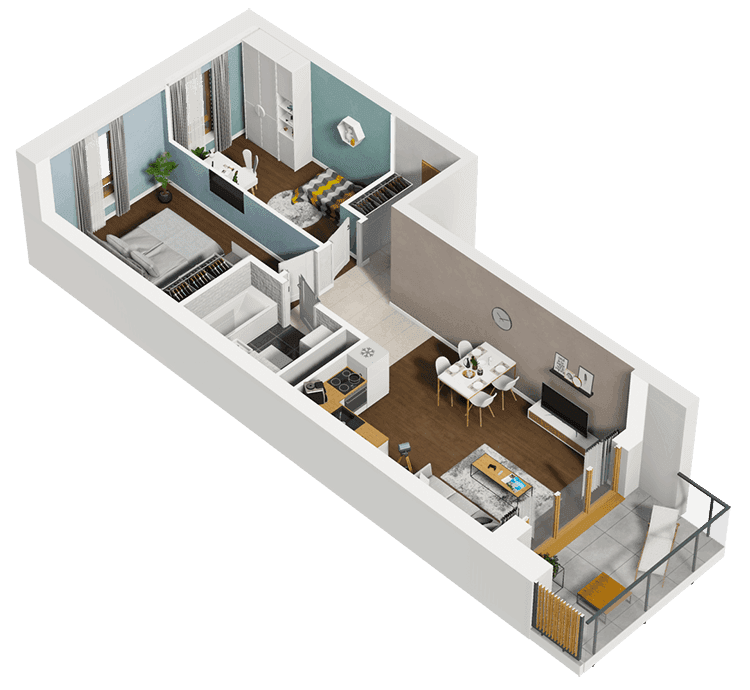 flat