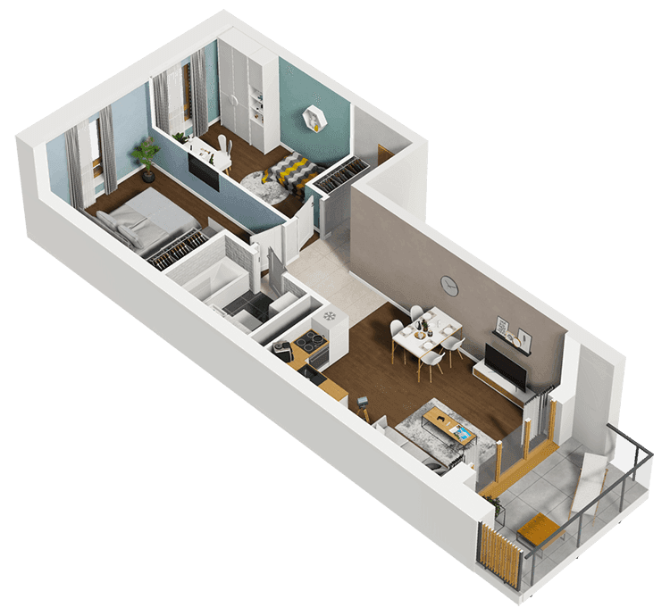 flat