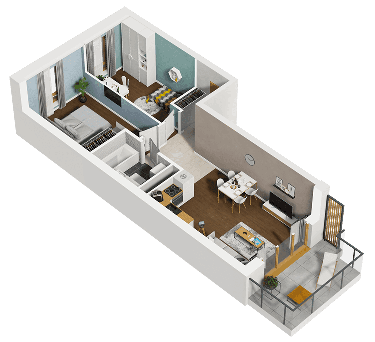 flat