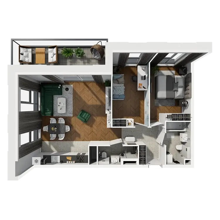 flat