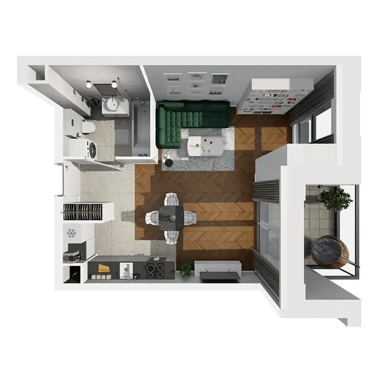 flat