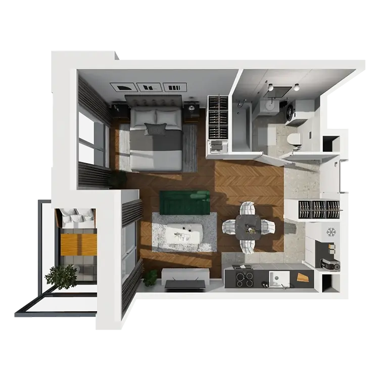 flat