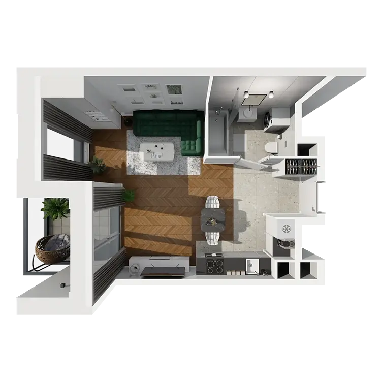 flat