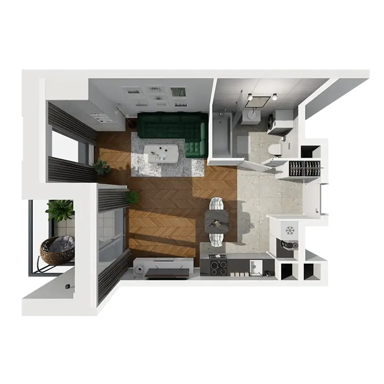 flat