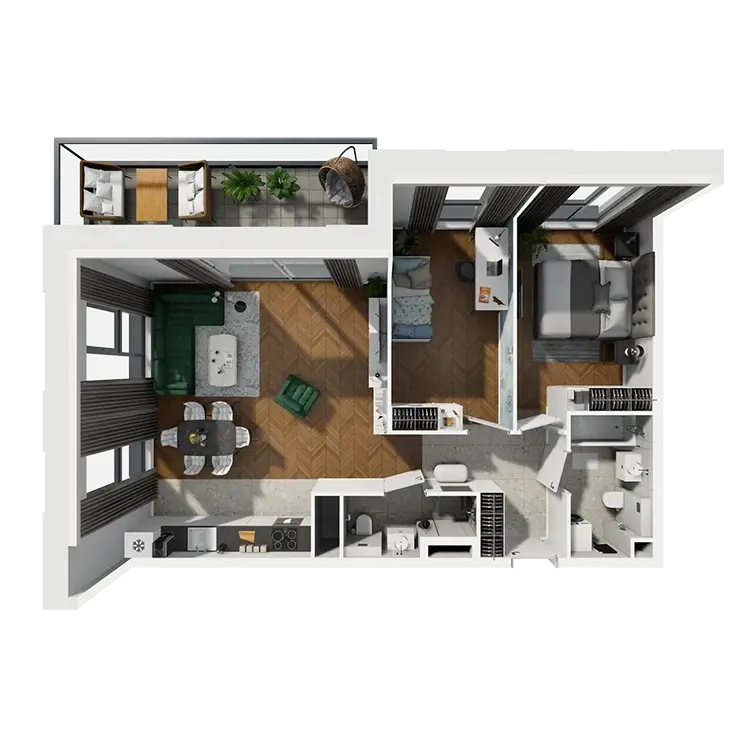 flat