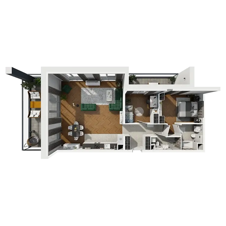 flat