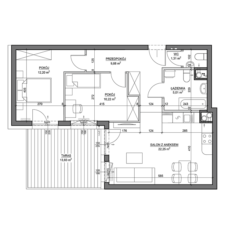 flat