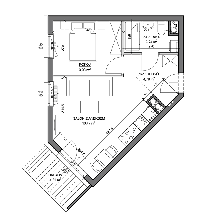 flat