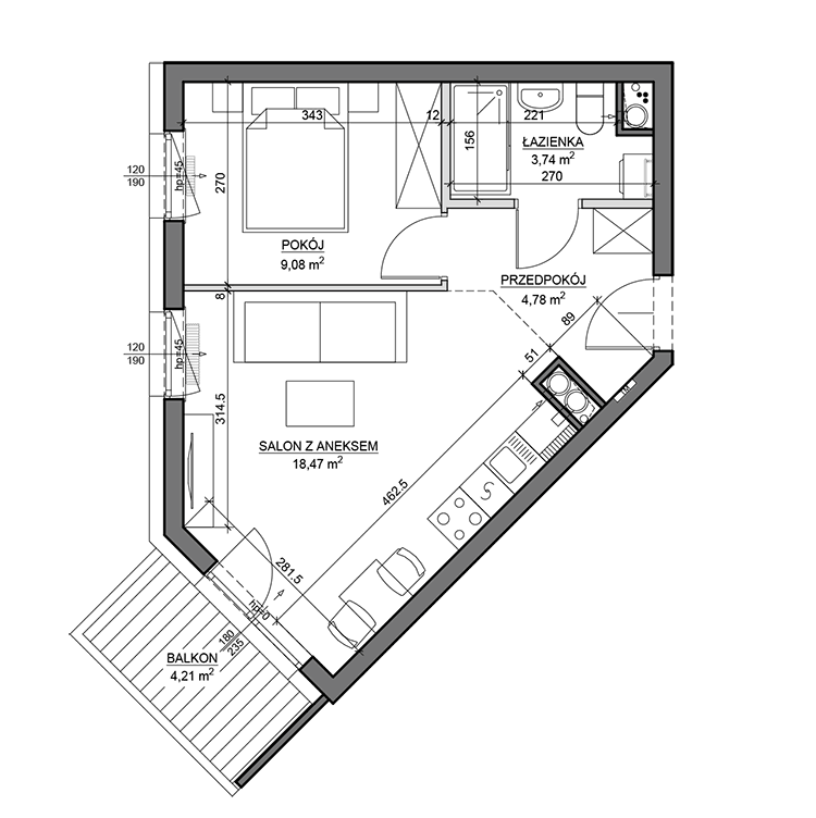 flat