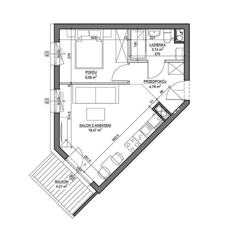 flat