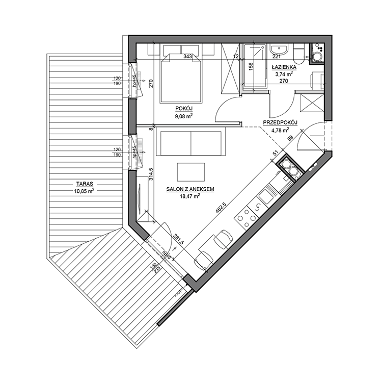 flat
